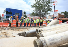 Paso a Desnivel Monumento a Juárez registra avance; Ray Chagoya supervisa siete frentes de obra